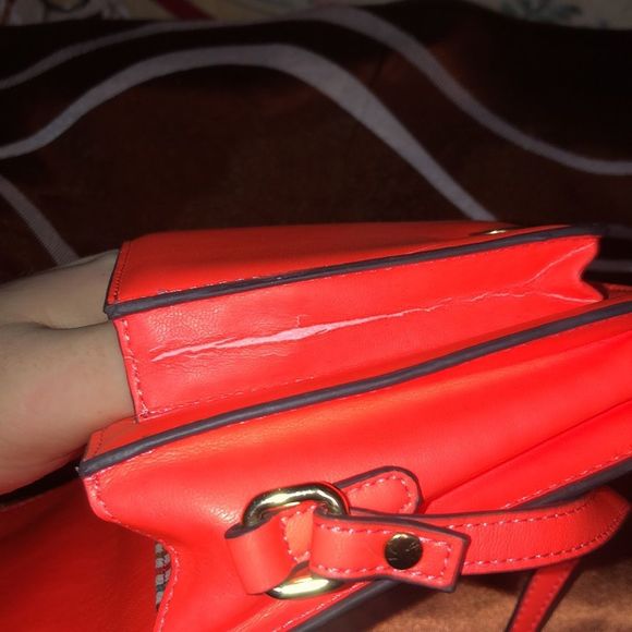 Neon Orange Steven by Steven Madden Cross Body Purse - Picture 11 of 15